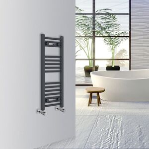 Warmehaus - Straight Bathroom Heated Towel Rail Warmer Radiator Central Heating 800x300mm Anthracite Warmehaus - Straight Bathroom Heated Towel Rail Warmer Radiator Central Heating 800x300mm Anthracite