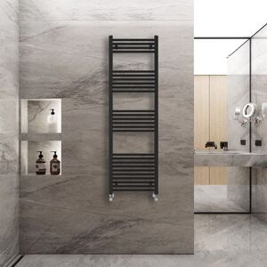 Warmehaus - Straight Heated Towel Rail Warmer Black 1600x500mm Warmehaus - Straight Heated Towel Rail Warmer Black 1600x500mm