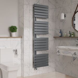 Warmehaus - Touch Screen Electric Flat Towel Rail 1800x500mm Gunmetal Warmehaus - Touch Screen Electric Flat Towel Rail 1800x500mm Gunmetal