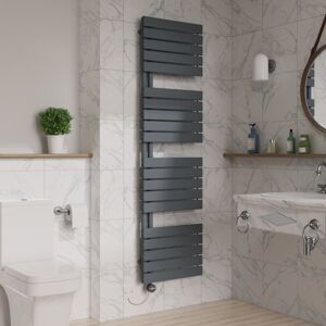 Warmehaus - Touch Screen Electric Flat Towel Rail 1800x500mm Sand Grey Warmehaus - Touch Screen Electric Flat Towel Rail 1800x500mm Sand Grey