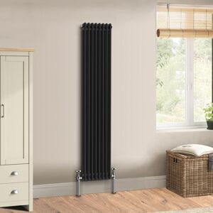 Warmehaus - Traditional Black Radiator Double Column 1800 x 380mm Warmehaus - Traditional Black Radiator Double Column 1800 x 380mm