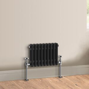 Warmehaus Traditional Black Radiator Double Column 300 x 425mm Warmehaus Traditional Black Radiator Double Column 300 x 425mm