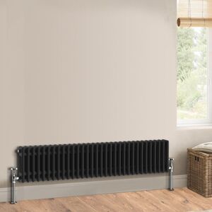 Warmehaus Traditional Black Radiator Triple Column 300 x 1462mm Warmehaus Traditional Black Radiator Triple Column 300 x 1462mm