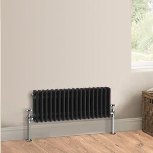 Warmehaus - Traditional Black Radiator Triple Column 300 x 832mm Warmehaus - Traditional Black Radiator Triple Column 300 x 832mm