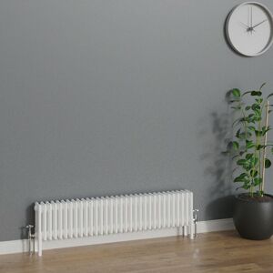 Warmehaus - Traditional Radiator 300x1460mm White 4 Column Heater Warmehaus - Traditional Radiator 300x1460mm White 4 Column Heater