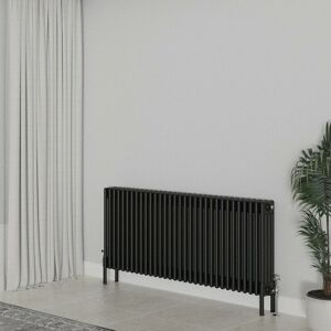 Warmehaus - Traditional Radiator 600x1460mm Black 4 Column Heater Warmehaus - Traditional Radiator 600x1460mm Black 4 Column Heater