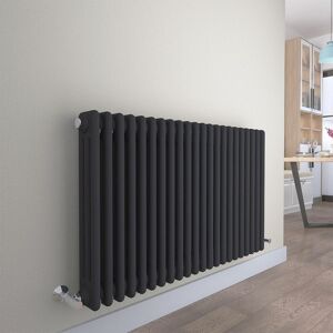 Warmehaus - Traditional Radiator Anthracite Triple Panel 600x1012mm Warmehaus - Traditional Radiator Anthracite Triple Panel 600x1012mm