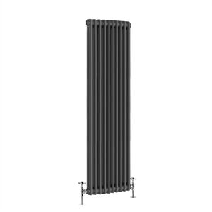 Warmehaus - Traditional Radiator Anthracite Double Panel 1800x470mm Warmehaus - Traditional Radiator Anthracite Double Panel 1800x470mm