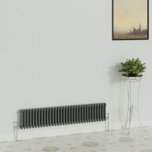 Warmehaus - Traditional Anthracite 2 Column Radiator 300x1460mm Warmehaus - Traditional Anthracite 2 Column Radiator 300x1460mm