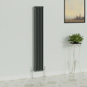 Warmehaus - Traditional Radiator Anthracite 3 Column 1800x292mm Warmehaus - Traditional Radiator Anthracite 3 Column 1800x292mm