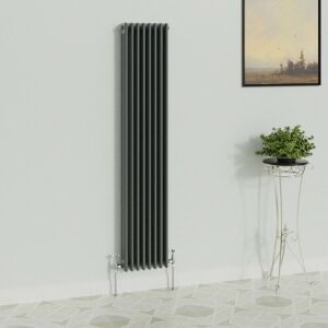 Warmehaus - Traditional Radiator Anthracite 3 Column 1800x382mm Warmehaus - Traditional Radiator Anthracite 3 Column 1800x382mm