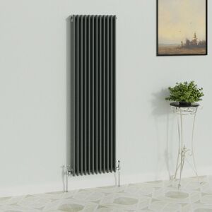 Warmehaus - Traditional Radiator Anthracite 3 Column 1800x562mm Warmehaus - Traditional Radiator Anthracite 3 Column 1800x562mm