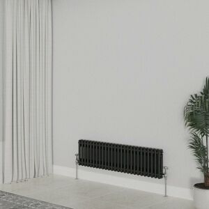 WarmeHaus Traditional Black Double Column Radiators 300x1190mm WarmeHaus Traditional Black Double Column Radiators 300x1190mm