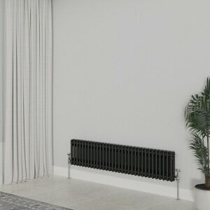 Warmehaus - Traditional Black Double Column Radiators 300x1460mm Warmehaus - Traditional Black Double Column Radiators 300x1460mm