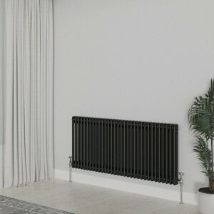 Warmehaus - Traditional Black Double Column Radiators 600x1460mm Warmehaus - Traditional Black Double Column Radiators 600x1460mm