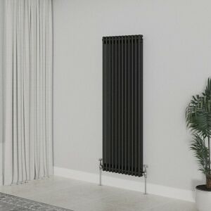 WarmeHaus Traditional Radiator Black Double Column 1500x560mm WarmeHaus Traditional Radiator Black Double Column 1500x560mm