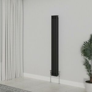 Warmehaus - Traditional Radiator Black Triple Column 1500x202mm Warmehaus - Traditional Radiator Black Triple Column 1500x202mm