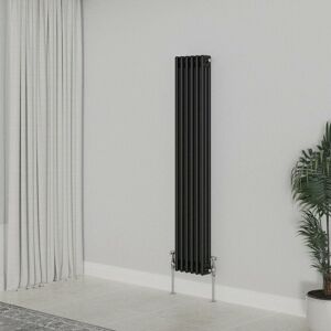 Warmehaus - Traditional Radiator Black Triple Column 1500x292mm Warmehaus - Traditional Radiator Black Triple Column 1500x292mm