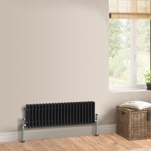 Traditional Triple Column Black Radiator 300x1010mm - Warmehaus Traditional Triple Column Black Radiator 300x1010mm - Warmehaus