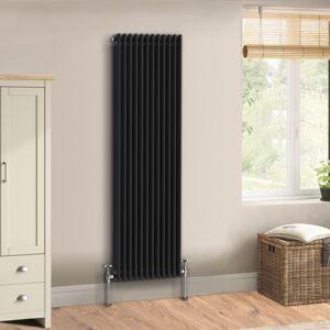 Warmehaus - Traditional Triple Black Tall Radiator 1800x560mm Warmehaus - Traditional Triple Black Tall Radiator 1800x560mm