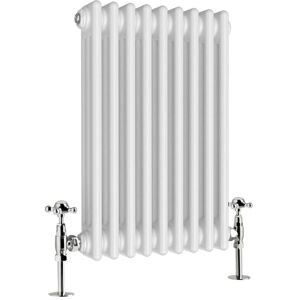 Warmehaus - Traditional Triple Column White Radiator 600 x 425mm Warmehaus - Traditional Triple Column White Radiator 600 x 425mm