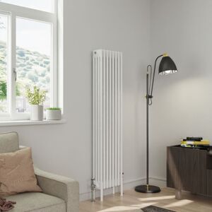 Warmehaus Traditional 4 Column White Radiator Cast Iron Style Radiators 1500 x 380mm Warmehaus Traditional 4 Column White Radiator Cast Iron Style Radiators 1500 x 380mm