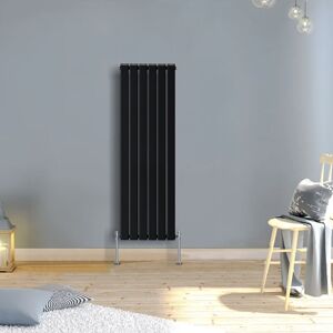 Warmehaus - Vertical Radiator Flat Panel Double Black 1600x410mm Warmehaus - Vertical Radiator Flat Panel Double Black 1600x410mm