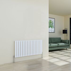Warmehaus - White Radiator Flat Panel Horizontal Single 600x1156mm Warmehaus - White Radiator Flat Panel Horizontal Single 600x1156mm