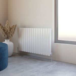 Acezanble - 600x1020mm Double White Horizontal Flat Panel Central Heating Designer Radiator Acezanble - 600x1020mm Double White Horizontal Flat Panel Central Heating Designer Radiator