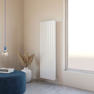 Acezanble - 1600x544mm Double White Vertical Flat Panel Central Heating Designer Radiator Acezanble - 1600x544mm Double White Vertical Flat Panel Central Heating Designer Radiator