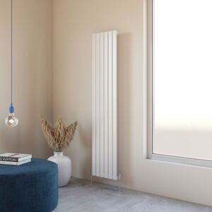 Acezanble - 1800x408mm Single White Vertical Flat Panel Central Heating Designer Radiator Acezanble - 1800x408mm Single White Vertical Flat Panel Central Heating Designer Radiator
