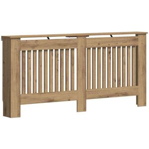 Radiator Cover Artisan Oak 172 x 19 x 81.5 cm Engineered Wood vidaXL Radiator Cover Artisan Oak 172 x 19 x 81.5 cm Engineered Wood vidaXL