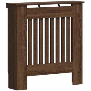 Radiator Cover Brown Oak 78 x 19 x 81.5 cm Engineered Wood vidaXL Radiator Cover Brown Oak 78 x 19 x 81.5 cm Engineered Wood vidaXL