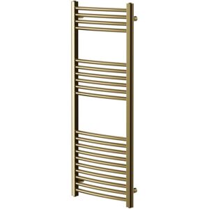 Wholesale Domestic - Colore Marco Brushed Brass 1200mm x 500mm Curved Heated Towel Rail Wholesale Domestic - Colore Marco Brushed Brass 1200mm x 500mm Curved Heated Towel Rail