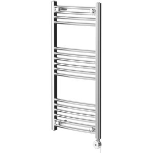Wholesale Domestic - Marco Chrome 1000mm x 500mm Curved Digital Thermostatic Electric Heated Towel Rail Wholesale Domestic - Marco Chrome 1000mm x 500mm Curved Digital Thermostatic Electric Heated Towel Rail