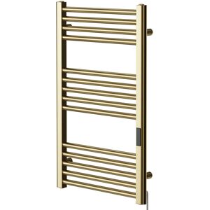 Wholesale Domestic - Pizarro Colore Brushed Brass 800mm x 500mm Straight Dry Thermal Electric Heated Towel Rail Wholesale Domestic - Pizarro Colore Brushed Brass 800mm x 500mm Straight Dry Thermal Electric Heated Towel Rail