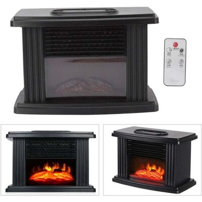 TEHTUY 1000W Electric Fireplace Heater, Portable, Fast, Even Heating, Electric Tabletop Stove with Remote Control TEHTUY 1000W Electric Fireplace Heater, Portable, Fast, Even Heating, Electric Tabletop Stove with Remote Control