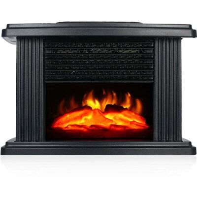 TEHTUY 1500W Electric Fireplace with Heater, Fireplace, Flame Effect, Remote Control, LED Lighting, Black Flame Effect Heating Stove TEHTUY 1500W Electric Fireplace with Heater, Fireplace, Flame Effect, Remote Control, LED Lighting, Black Flame Effect Heating Stove