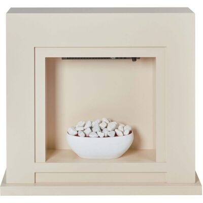 Beliani Electric Fireplace Heater - Modern Wall Mount with LED Beliani Electric Fireplace Heater - Modern Wall Mount with LED