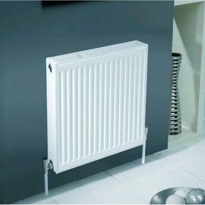 Kartell K-RAD Kompact Type 11 White 400mm x 400mm Single Panel with Single Convector Horizontal Radiator - S404K Kartell K-RAD Kompact Type 11 White 400mm x 400mm Single Panel with Single Convector Horizontal Radiator - S404K