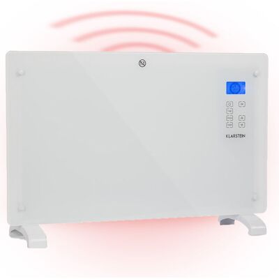 Klarstein Norderney Convector Heater - Adjustable Thermostat - 2000W - White - Convector Heater Klarstein Norderney Convector Heater - Adjustable Thermostat - 2000W - White - Convector Heater