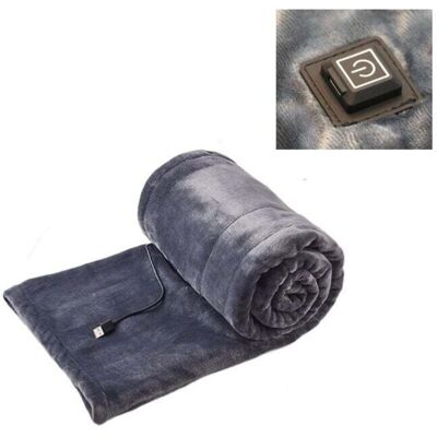 OEM Heated Blanket, Flannel Heated Blanket, Machine Washable, Portable 5-volt Usb Electric Blanket, Smart Thermostat With Rapid Heating - 180×80cm - Grey OEM Heated Blanket, Flannel Heated Blanket, Machine Washable, Portable 5-volt Usb Electric Blanket, Smart Thermostat With Rapid Heating - 180×80cm - Grey