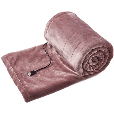 OEM Usb Electric Heated Blanket, Smart Constant Temperature Heater For Home Office, 140x80cm, Dusty Pink OEM Usb Electric Heated Blanket, Smart Constant Temperature Heater For Home Office, 140x80cm, Dusty Pink