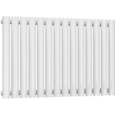 Reina - Neva Single Designer Horizontal Radiator 550mm h x 826mm w White Reina - Neva Single Designer Horizontal Radiator 550mm h x 826mm w White
