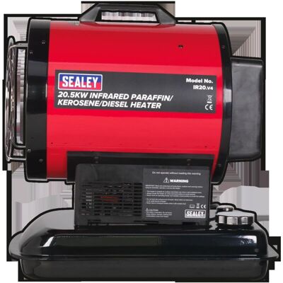 Sealey IR20 Infrared Heater - 20kW Multi-Fuel Space Warmer Sealey IR20 Infrared Heater - 20kW Multi-Fuel Space Warmer