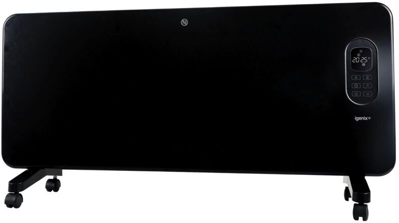 IG9520BLWIFI Smart Electric Panel Heater with Amazon Alexa, Wall Mountable Heater, with Day & Weekly Timer and Remote Control, 2000W - Igenix