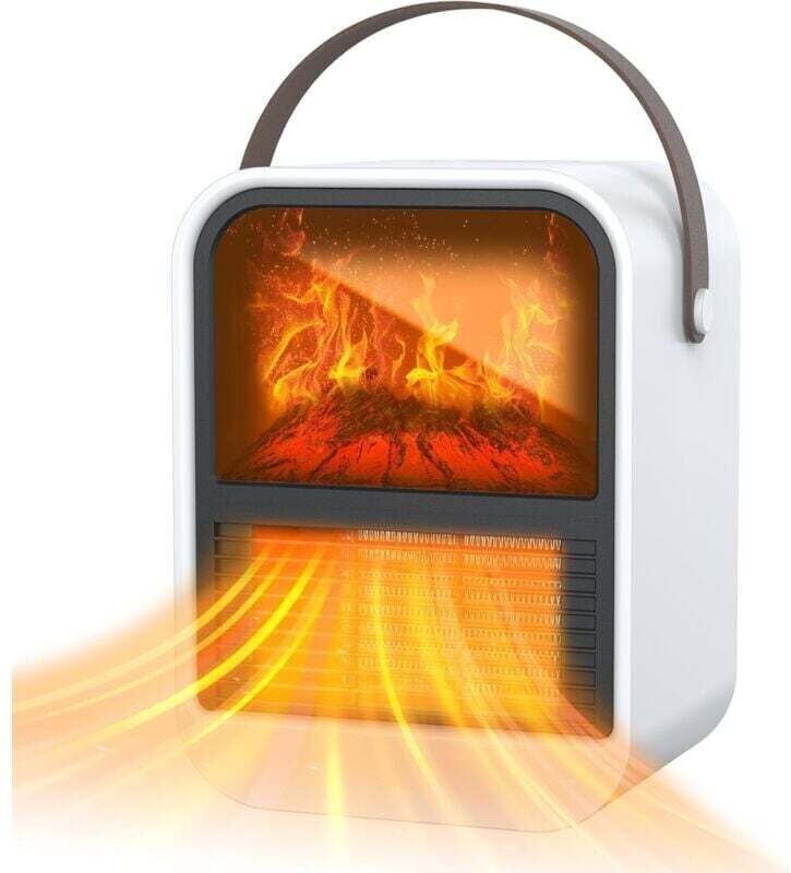MUMU Room heater, electric bathroom fan heater, mini fan heater, PTC 1500W, fast heating ceramic heater, portable ceramic space heater with instant