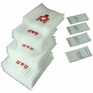 UFIXT 20 x fjm Bags For Miele Hepa Solution fjm Type Vacuum Cleaner Hoover Dust Bags & Filters