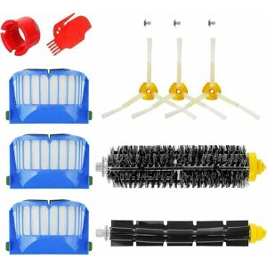 Osuper - Accessories Kit for iRobot Roomba 600 Series 671 692 694 697 698 650 651 660 690 Mop Brush Filter Roller Replacement Parts