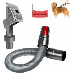 Héloise - Dog Vacuum Brush for Dyson, Pet Hair Brush, Dog Hair Brush with Extension Hose and Trigger Lock, Dog Vacuum Brush for Dyson V7 V8 V10 V11
